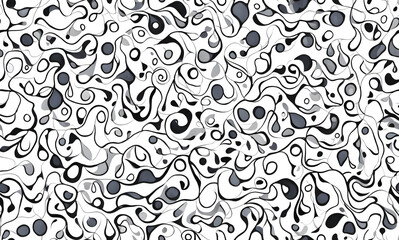 Abstract seamless pattern. AI generated.