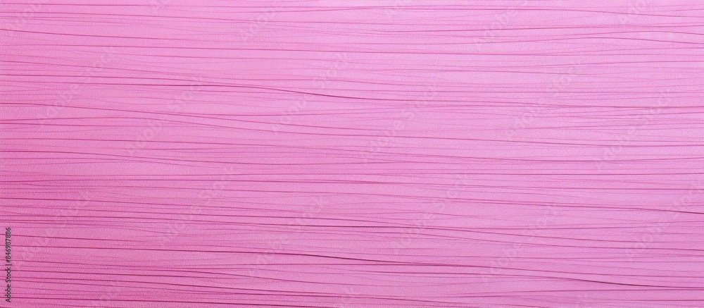 Aufkleber Close-up shot showcasing a detailed pink fabric texture with an elongated linear pattern, suitable for background designs. with copy space image. Place for adding text or design