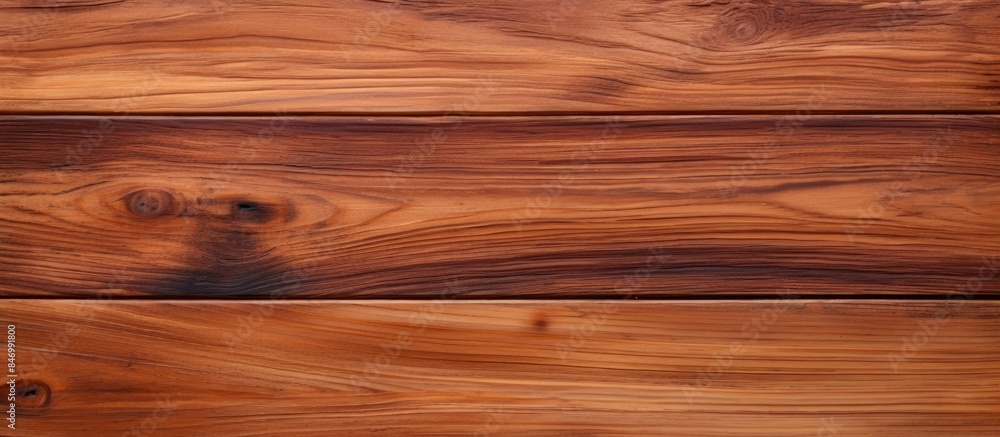 Aufkleber detailed view focusing on a wooden floor with a rich brown stain, enhancing the natural texture and 
