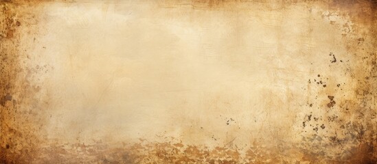 An aged and dirty paper background having a worn-out and grungy look with a faded surface. with copy space image. Place for adding text or design