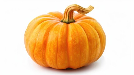 Fresh pumpkin on a white background