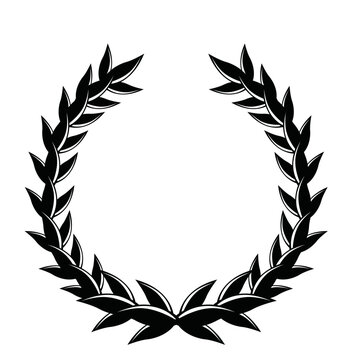 Lorbeerkranz, &Auml;hrenkranz - Vektor