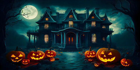Fototapeta premium Halloween Pumpkin.