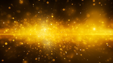 Fototapeta premium abstract light background with bokeh gold particle, bokeh golden background, modern background and wallpaper