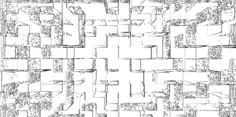 Obraz premium Difference type of topography contour map look like modern texture shape of difference background, the concept map of a conditional scheme and vector illustration for design element and mix of design.