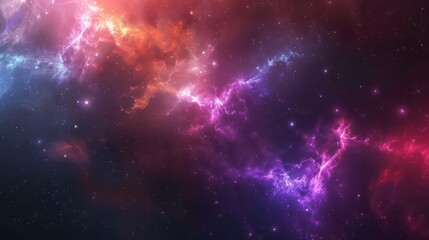 Fototapeta premium Abstract colorful space galaxy cloud nebula. Universe science astronomy. Supernova background wallpaper. Generative AI
