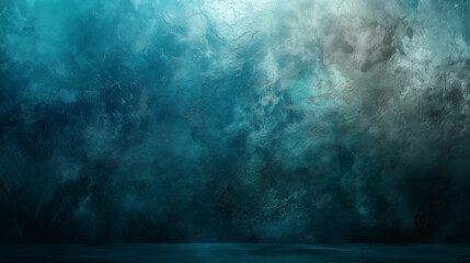 Obraz premium Teal and blue abstract background