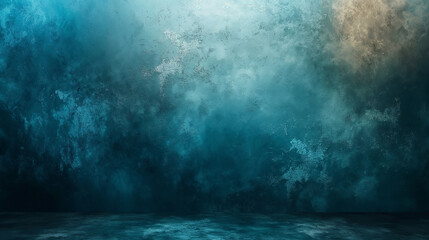 Obraz premium Teal and blue abstract background
