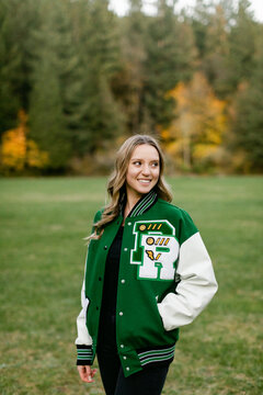 Portrait of High Schooler in Sport Jacket