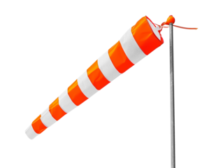 Windsock isolated on transparent background