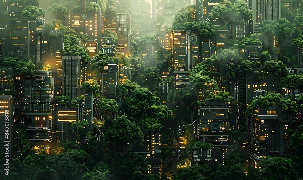 Poster in a world where circuit board technology powers everything from artificial intelligence to renewabl