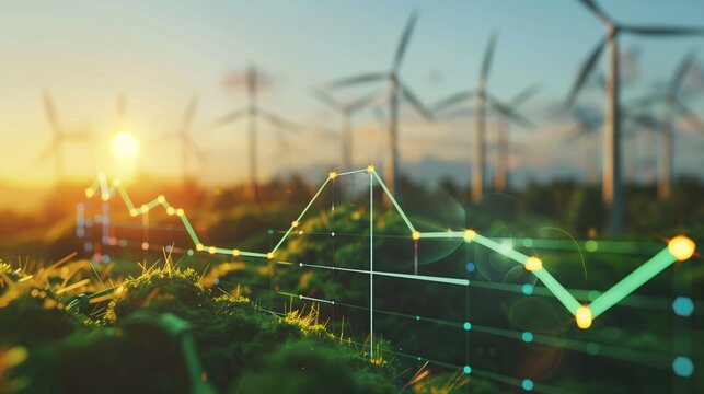 Conceptual image depicting the rise in energy prices, highlighting the increasing costs of energy and the shift towards sustainable alternatives and renewable resources to combat these challenges.
