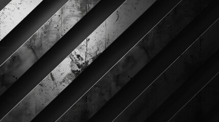 Minimalist black and white background with diagonal lines