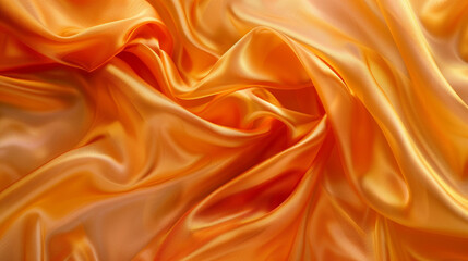 Obraz premium Orange and Amber silk background