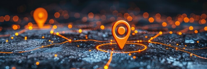 Digital map with ai in gps for innovative delivery services and future transport logistics