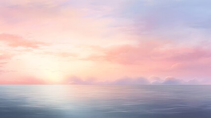 Fototapeta premium Tranquil Skies: Ethereal Blend of Soft Gradient Hues