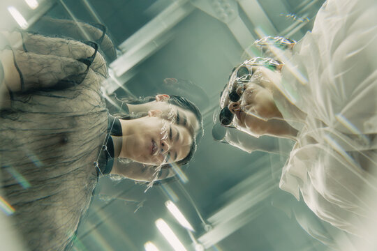 Enigmatic futuristic duo