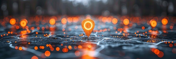 Digital map with ai in gps for delivery innovation and future transport logistics