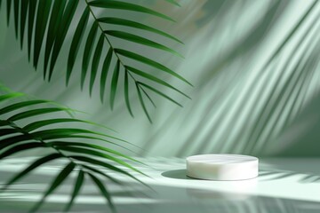 Obraz premium A white container sitting on top of a table