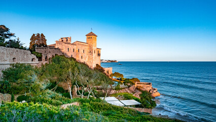 Tamarit, Catalunya, Spain: Castle of Tamarit at sunset