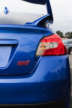 Atlanta, United States; june 2024: Subaru Impreza wrx sti 2022