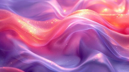 Pink and purple color gradient with dark wavy shiny glittery background