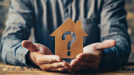 House property purchase uncertainty, questioning whether to rent or buy. Investment decision and doubt, weighing the pros and cons of homeownership versus renting in todays market.