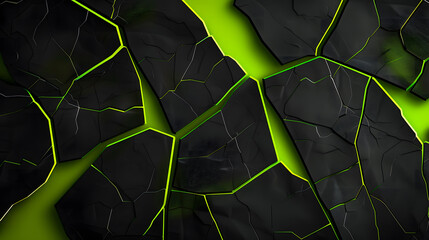 The Black Friday sale background is in lime green and black colors. Cyber Monday promotion neon banner template concept for promotions and discounts design.