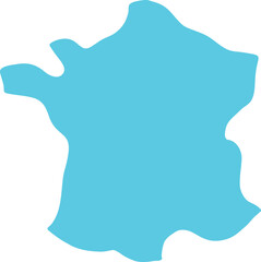 drawing of france map.
