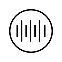 Sound Wave Icon Perfect for Audio and Music Themes