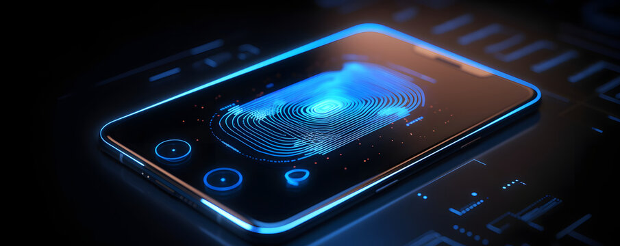 Secure biometric digital smartphone access for bank account management and investment safety