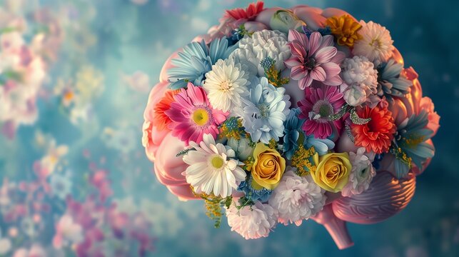 World Mental Health Day concept with a focus on psychology, mental health care, and awareness. Promoting mind wellness and the importance of mental well-being in everyday life.