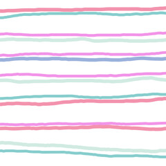 Vector hand drawn cute checkered pattern. Doodle Plaid geometrical simple texture. Crossing lines. Abstract cute delicate pattern ideal for fabric, textile, wallpaper