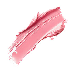 Lipstick, Paint and Foundation smudge,  Transparent background, with Generative AI.