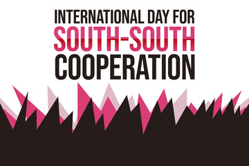Fototapeta premium Celebrate the International Day for South-South Cooperation background Fostering Global Solidarity, Mutual Support, and Sustainable Development Among Developing Nations