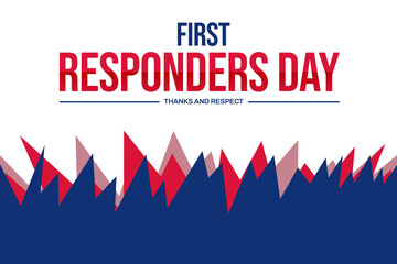 Honor First Responders Day Celebrating the Bravery, Dedication, and Sacrifice of Our Everyday Heroes in Emergency Services illustration