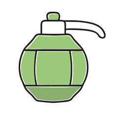 Combat Grenade Icon, AI Generative