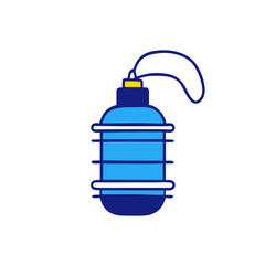 Fototapeta premium Combat Grenade Icon, AI Generative