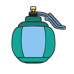 Obraz premium Combat Grenade Icon, AI Generative