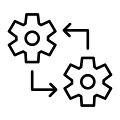 Integration Vector Line Icon