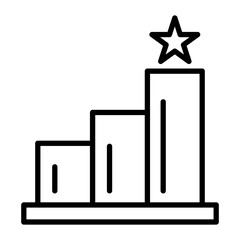 Competition Vector Line Icon