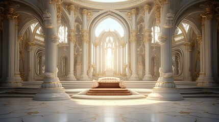 Obraz premium The church of the holy sepulchre. AI generated art illustration.