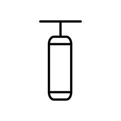 Boxing Punch Bag Icon Ideal for Fitness and Sports Themes