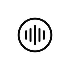 dictaphone icon vector audio icon 