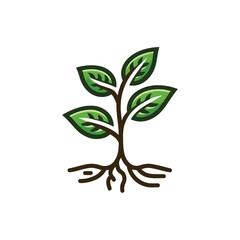 hand holding green plant