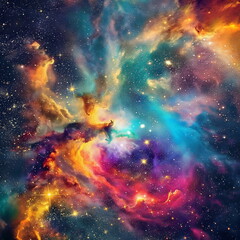 Fototapeta premium Fabulous view of the starry sky.