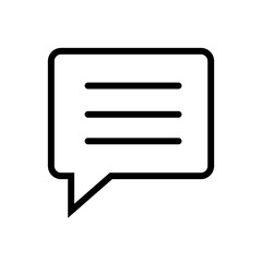 Comment Icon Ideal for Social Media and Communication Themes