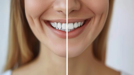 Dental crowns and veneers  smile transformation before   after comparison for stunning results