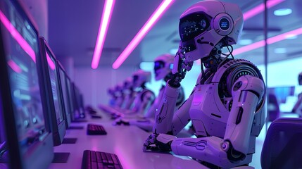 Futuristic robot, AI Generated - 9