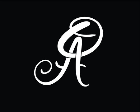OA,alphabets,AO,A and O,O and A logo monogram abstract letter,
